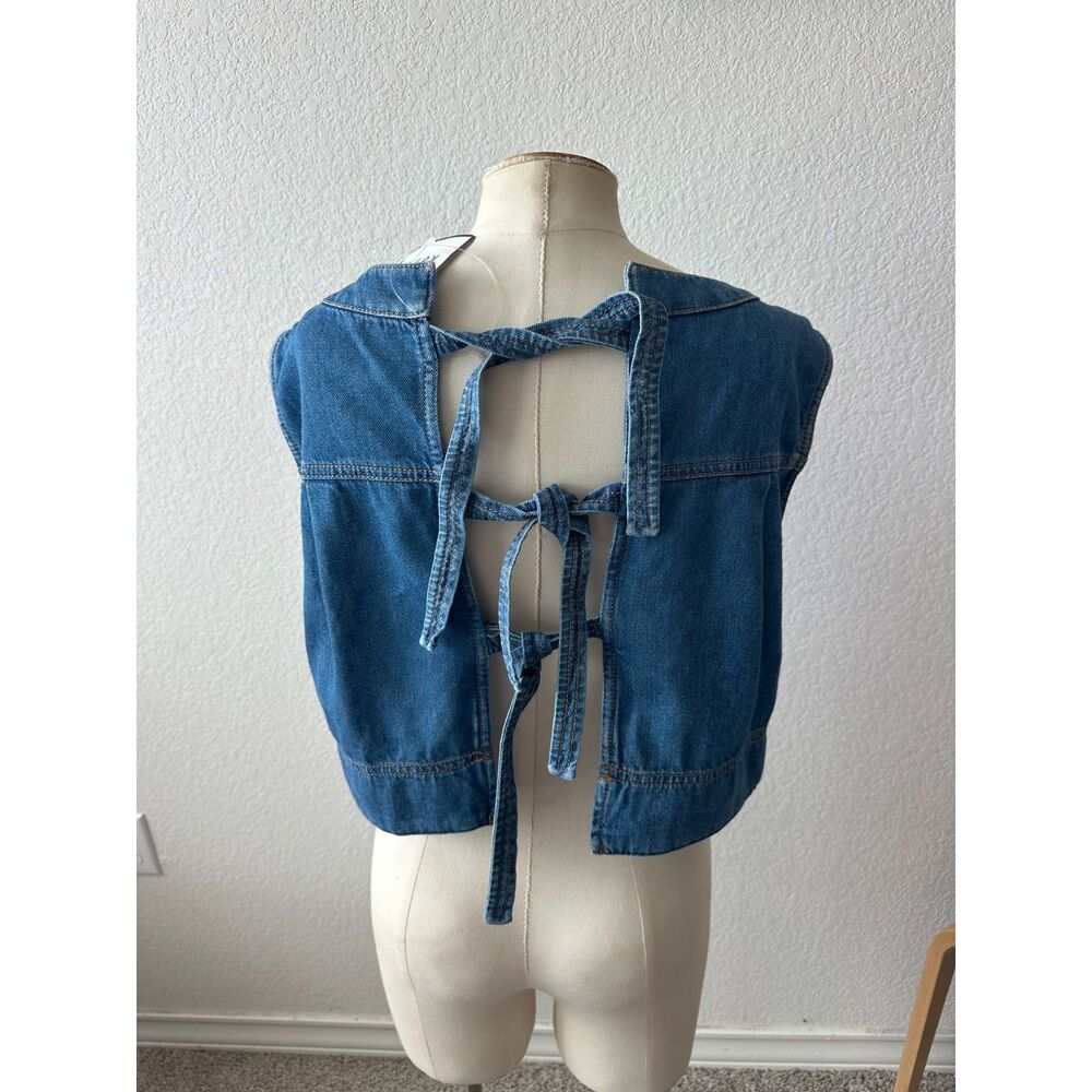 Weekend by Maxmara Denim Sleeveless Top NEW